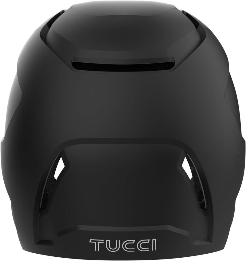 TUCCI Potenza Batting Helmet with Jaw Flap, L/XL, Matte Black, Right-Handed Hitter - Image 4